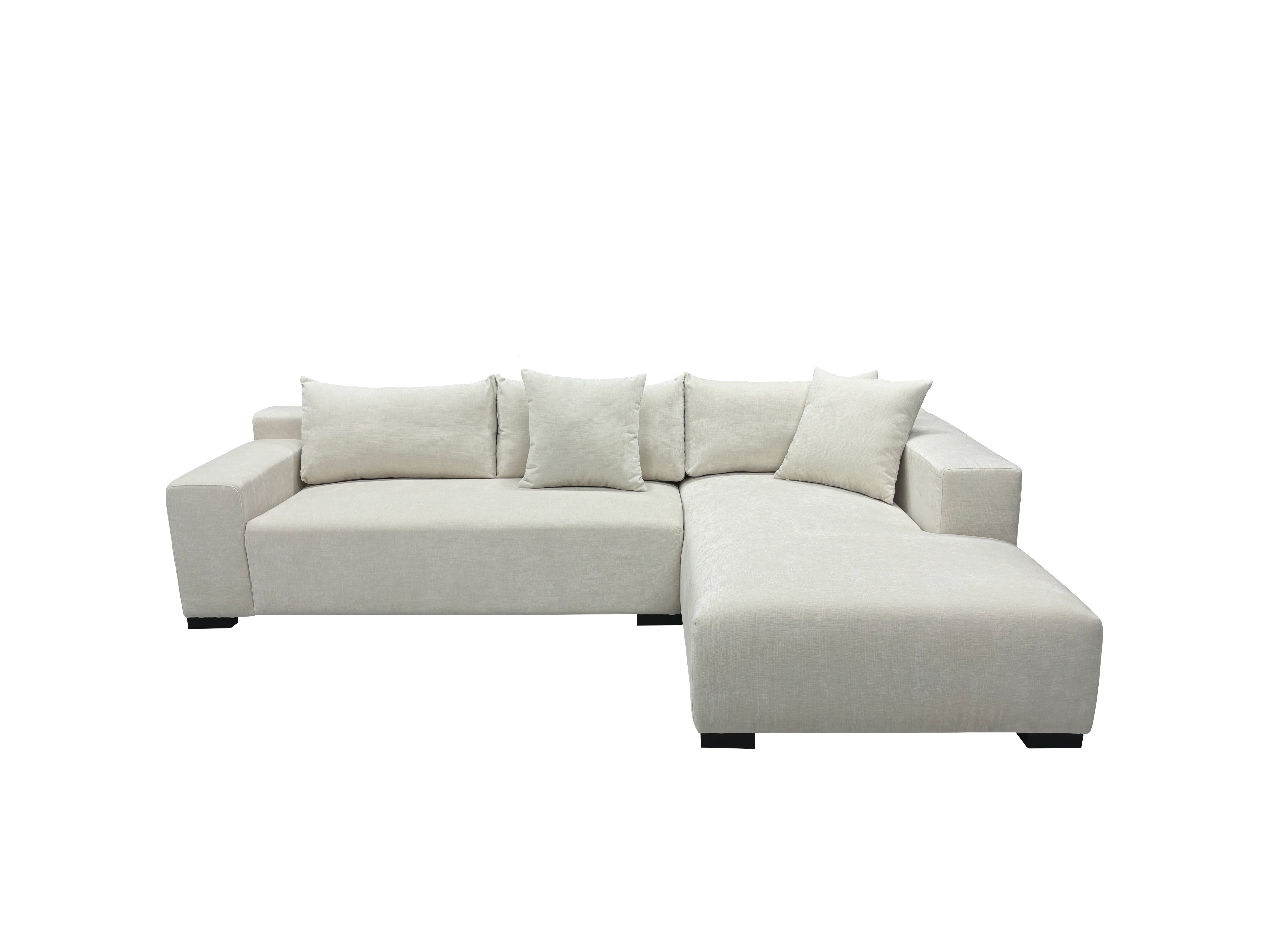 Milano Lounge Sofa m/ Sjeselong Venstre (Vanilla)