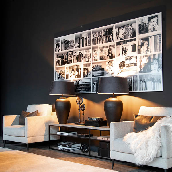 Florence Bordlampe (svart)