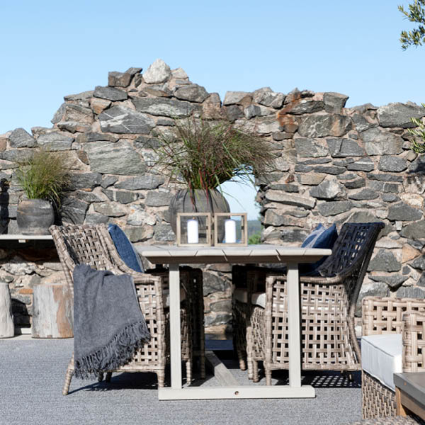 Palermo Spisebord (Charcoal Teak)